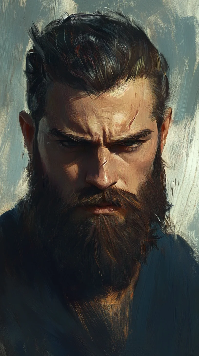 The Bold & Rugged Beard: Embrace Your Inner Warrior with This Striking Style
