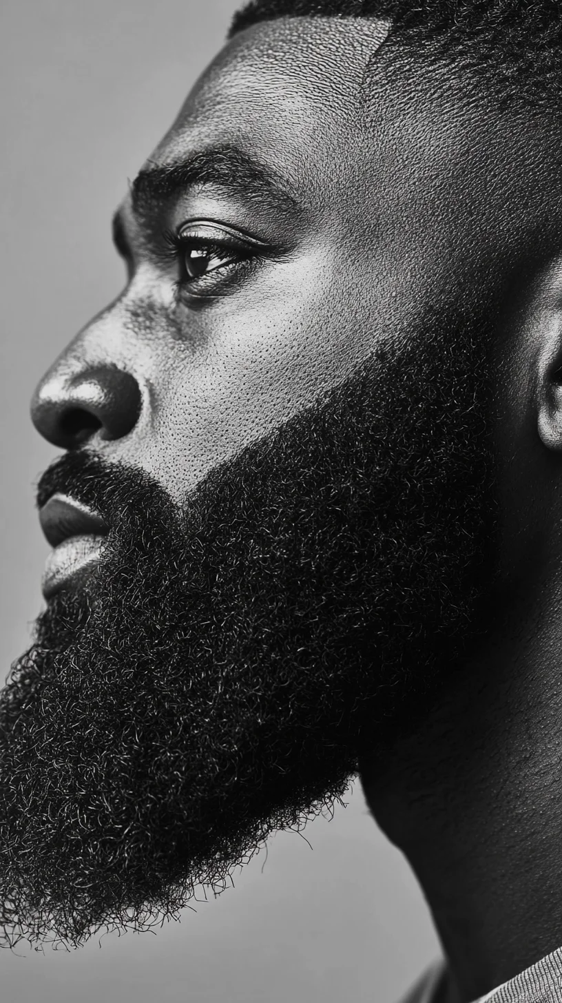 The Boldly Defined Full Beard: A Statement of Strength and Style