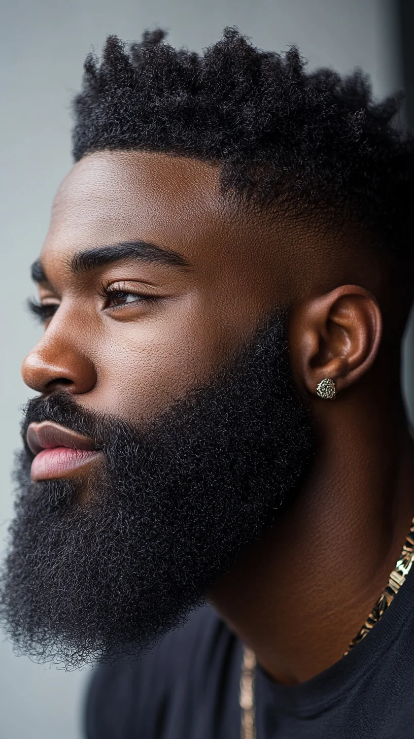 The Boldly Sculpted Full Beard: A Statement of Strength and Style