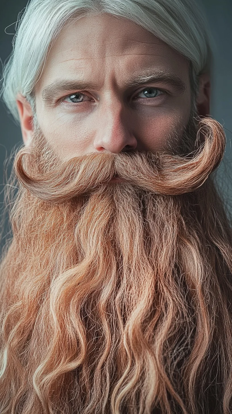 The Majestic Curly Beard: Elegance Meets Playful Whimsy