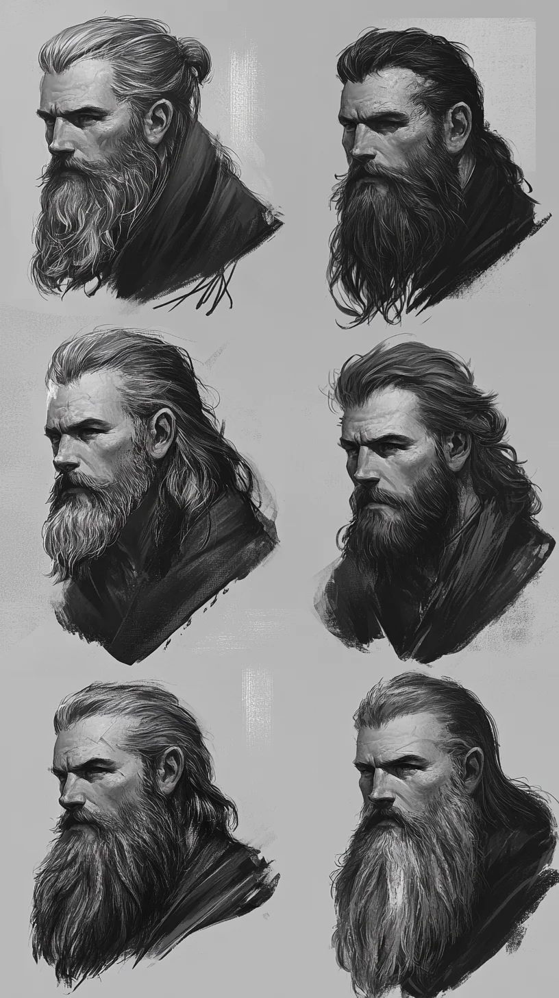 The Majestic Flow: Mastering the Art of the Long and Lush Beard Style