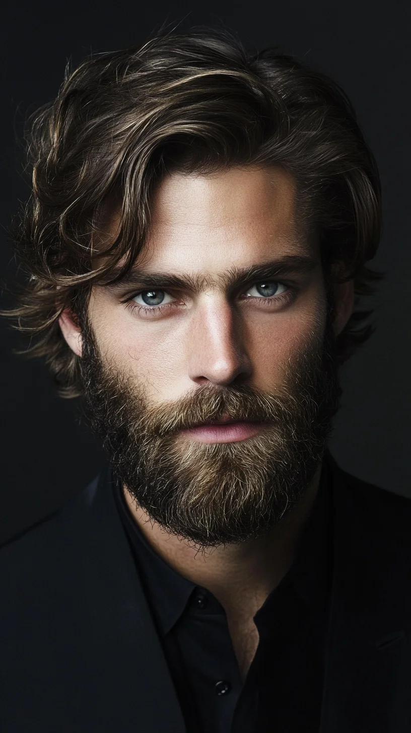 The Perfectly Textured Beard: Elevate Your Look with This Bold Style