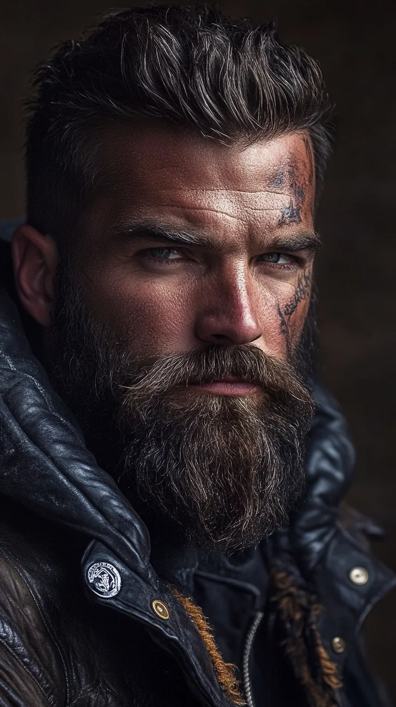 The Rugged Elegance: Mastering the Bold, Full Beard Look
