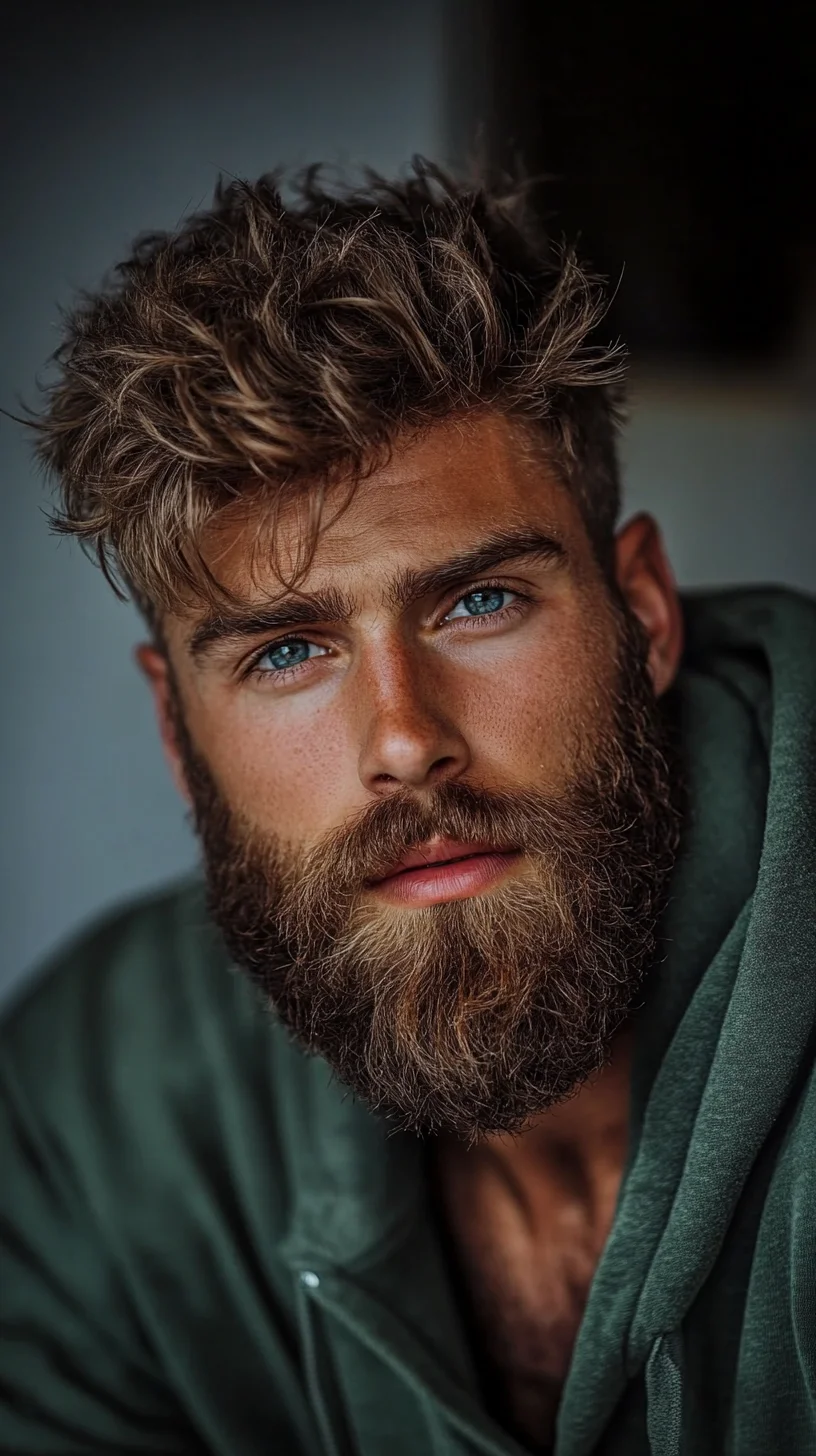 The Ruggedly Handsome Beard: Embrace the Fullness with a Textured Twist