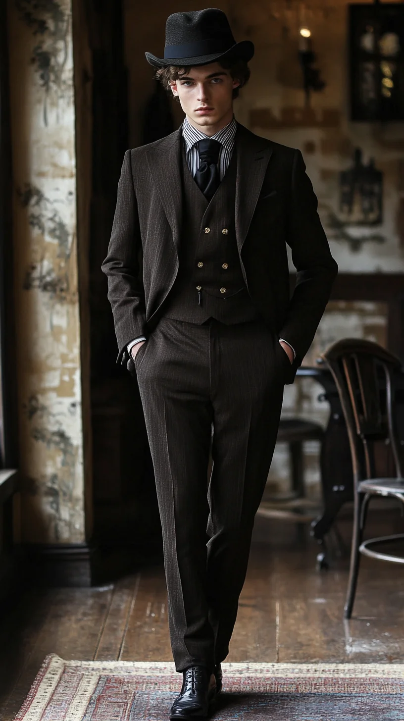 Timeless Elegance: Mastering the Vintage-Inspired Suit Look