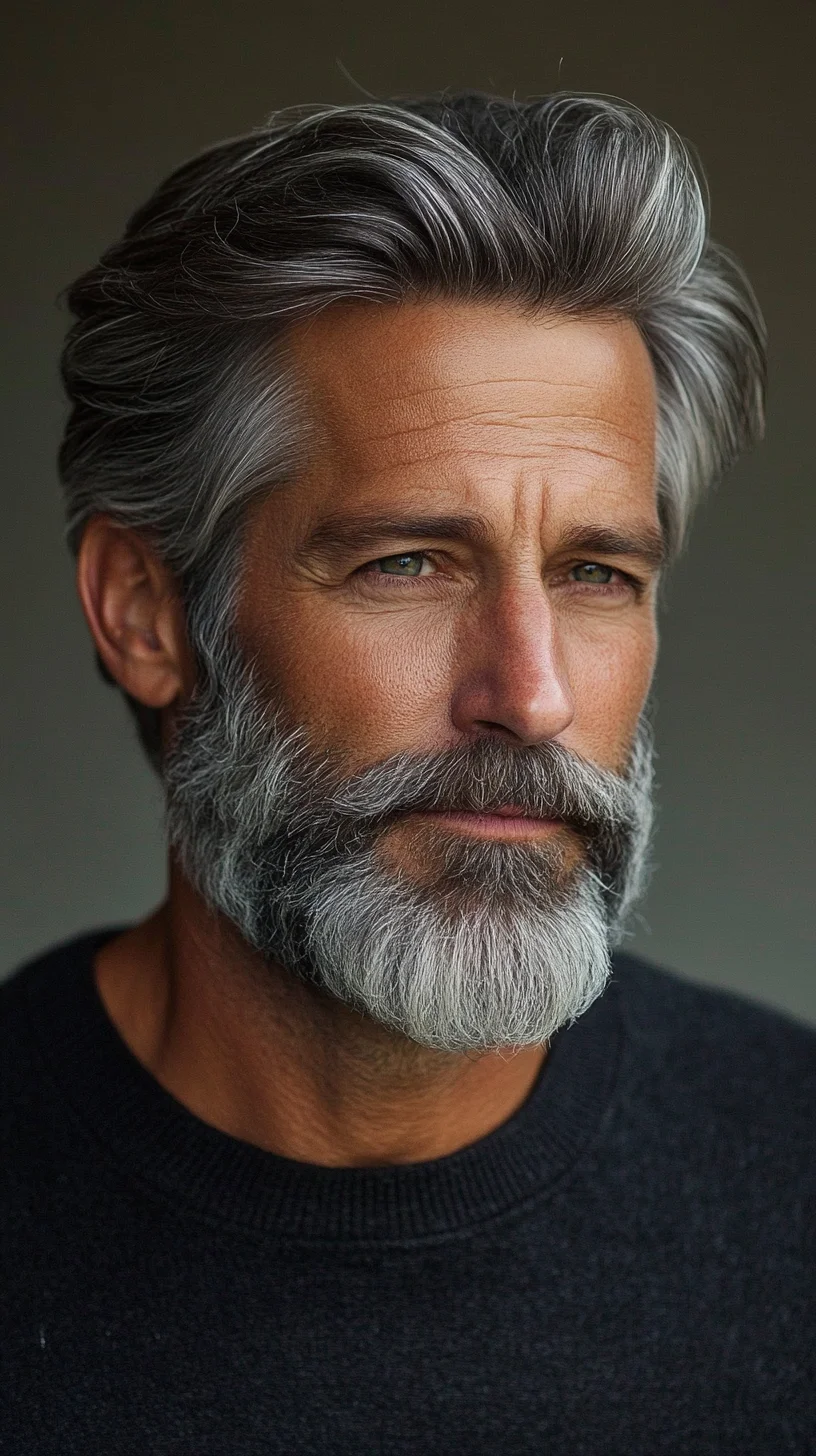 Timeless Elegance: The Sophisticated Styles of Gray Hair and Beards