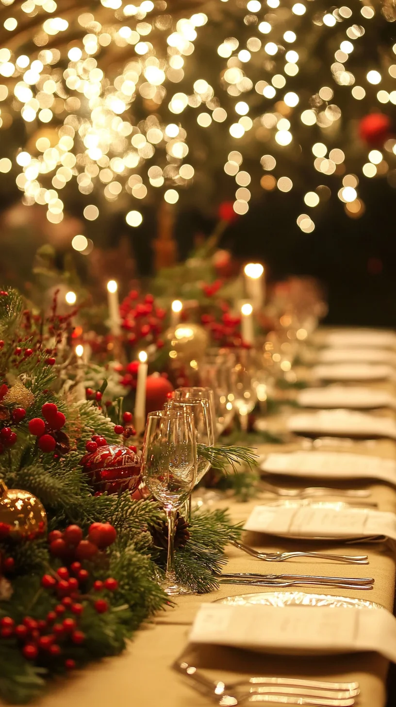 Transform Your Dining Experience with Enchanting Festive Elegance