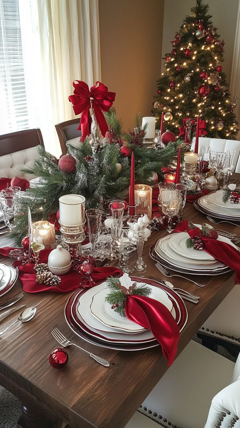 Transform Your Dining Space with Festive Elegance: A Holiday Table Setting Guide