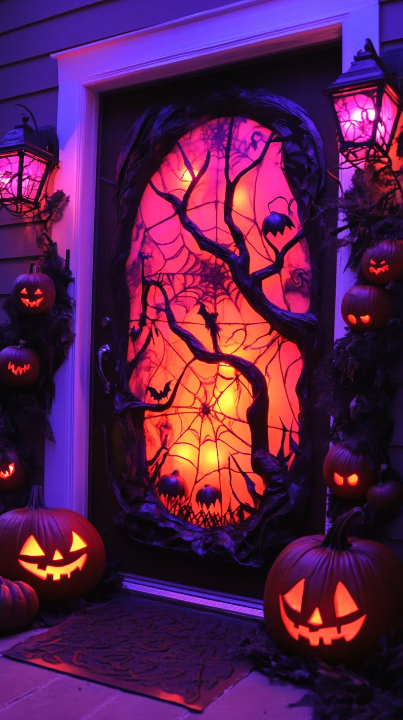 Transform Your Entrance with Spooktacular Halloween Decor
