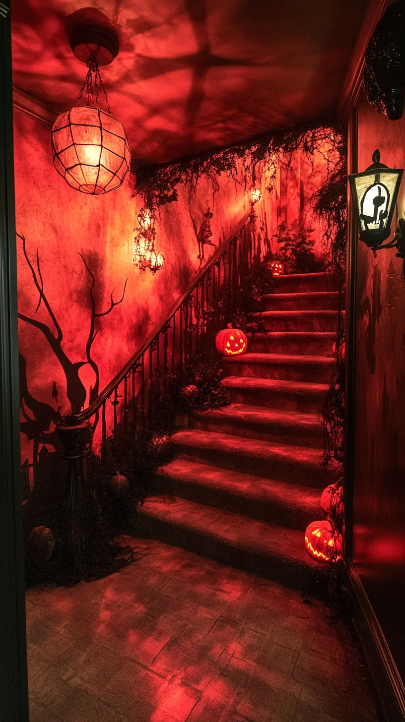 Transform Your Entryway with Spooky Glam: A Haunted Halloween Oasis