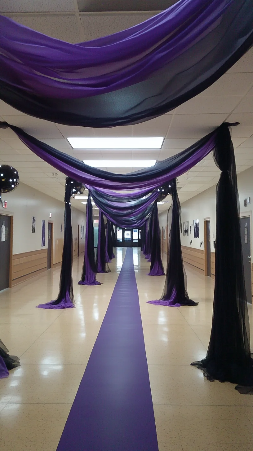 Transform Your Space with Effortlessly Elegant Purple Drapery