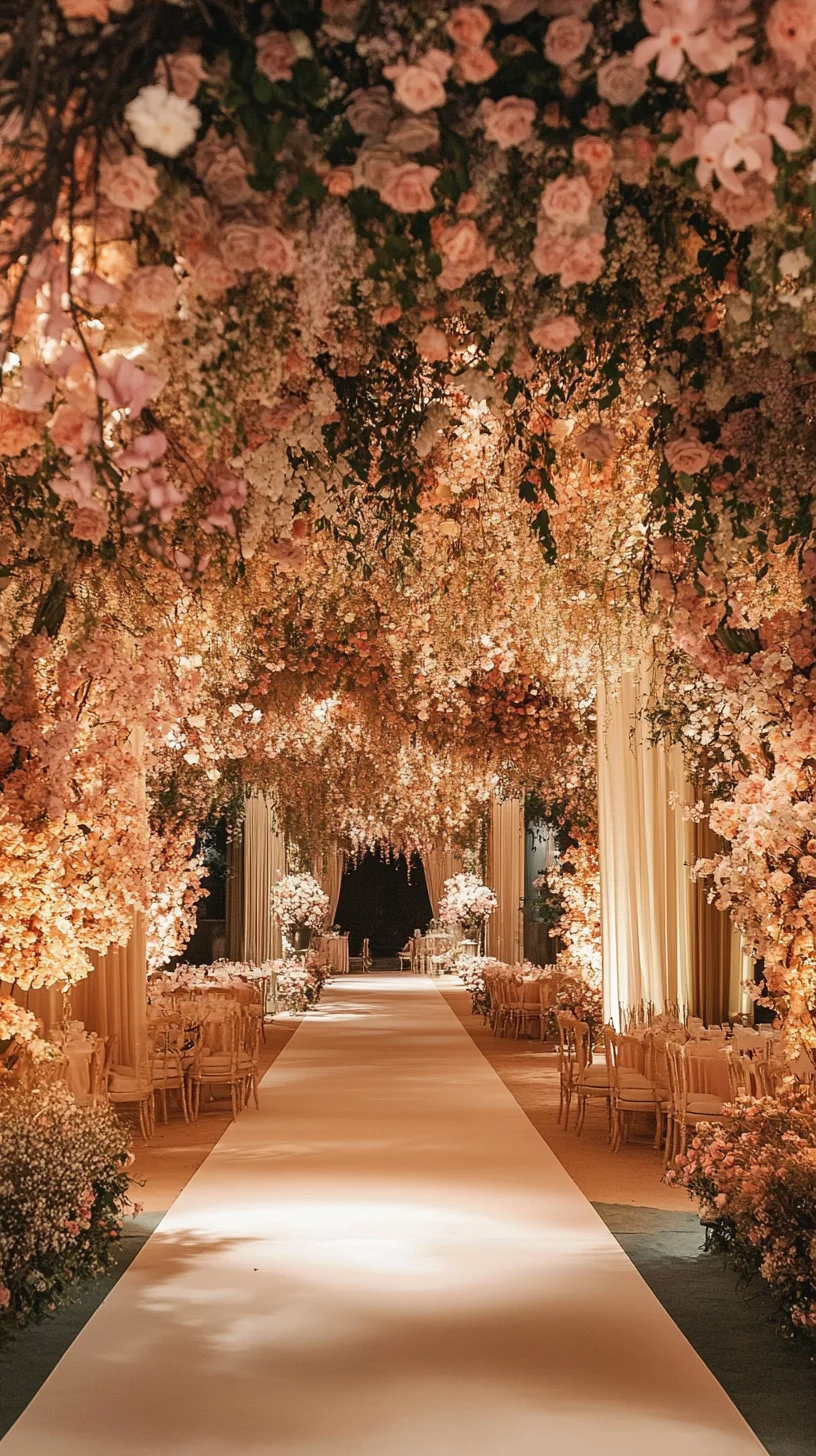 Transform Your Space with Lush Floral Elegance and Dreamy Lighting