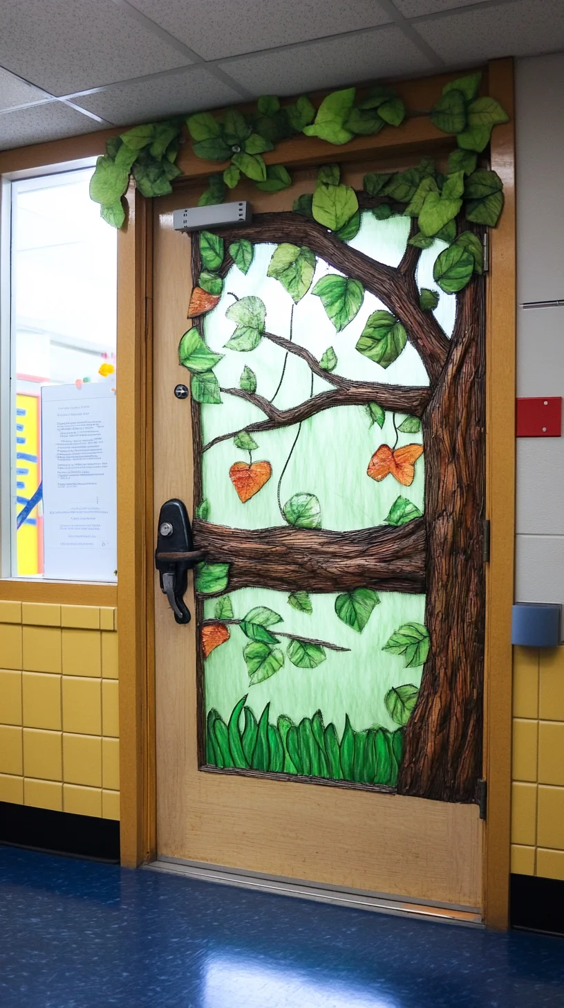 Transform Your Space with Nature-Inspired Door Decor: A Whimsical Touch!