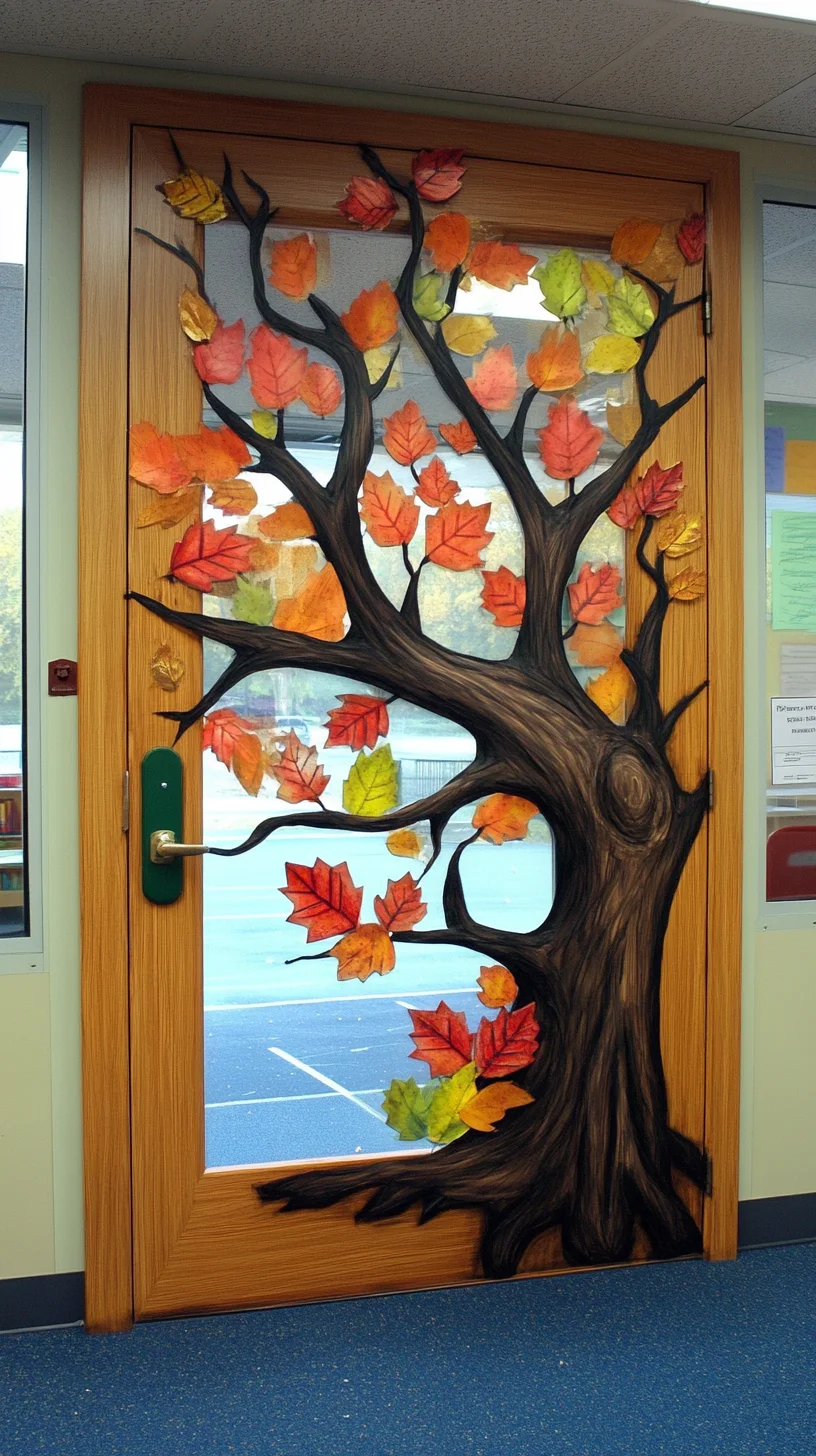 Transform Your Space with Whimsical Tree Mural Doors for a Nature-Inspired Aesthetic