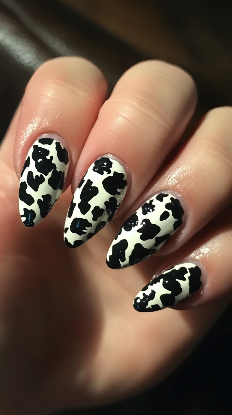 Trendy Cow Print Nails: A Stylish Statement for Every Occasion