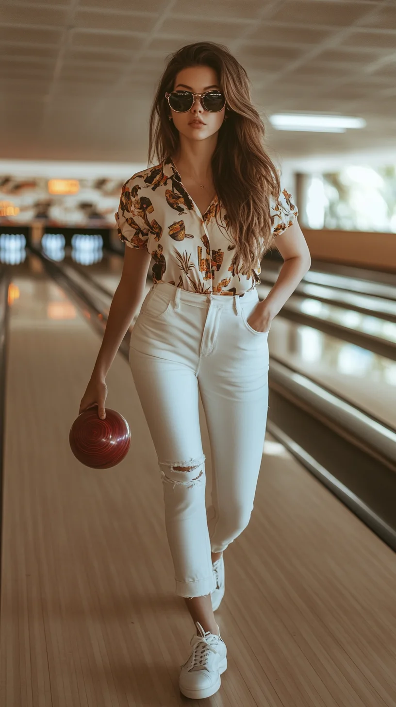 Trendy Vintage Vibes: Effortlessly Chic Bowling Alley Style