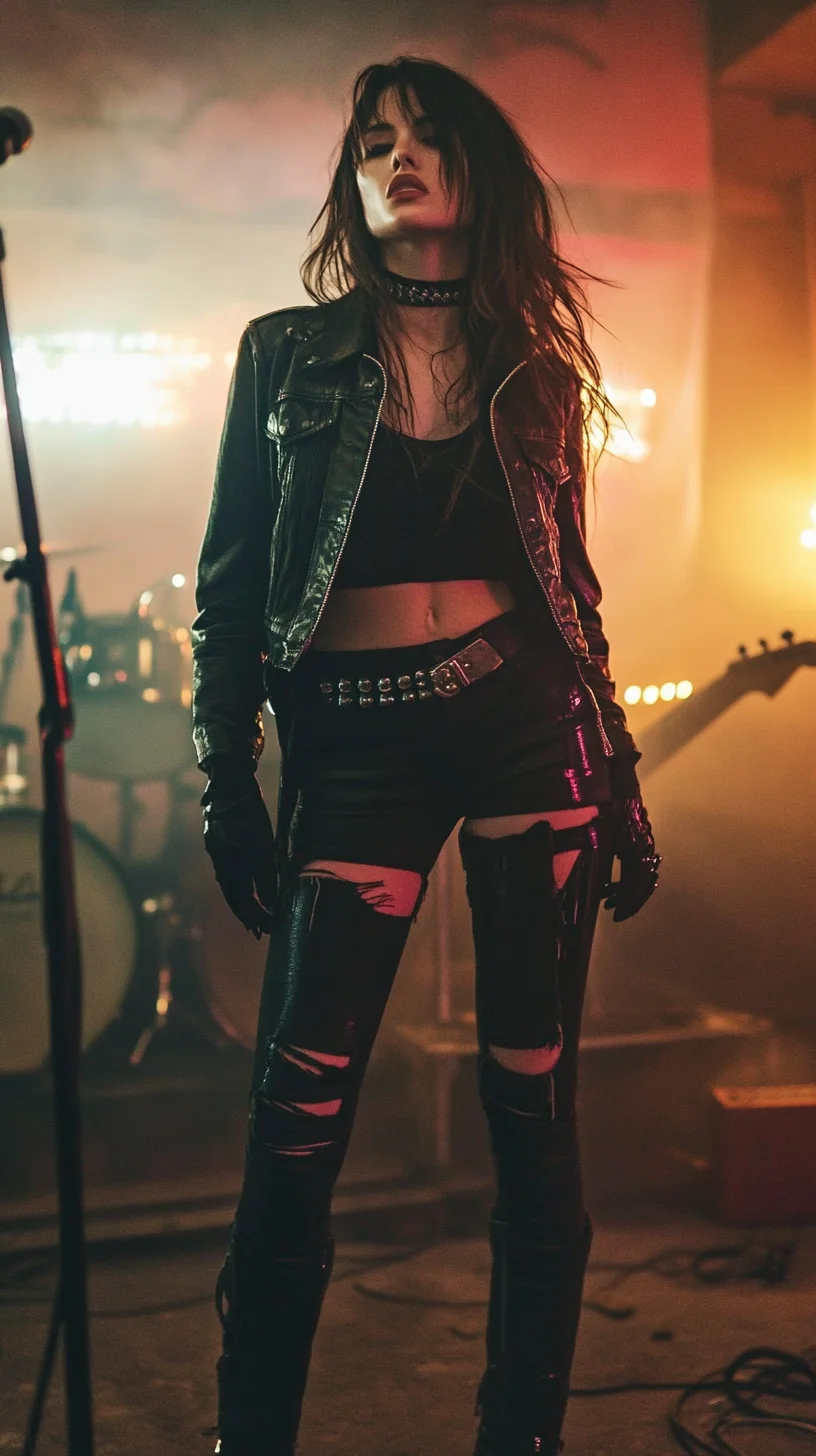 Unleash Your Inner Rebel: Edgy Rock Chic for the Bold and Fearless