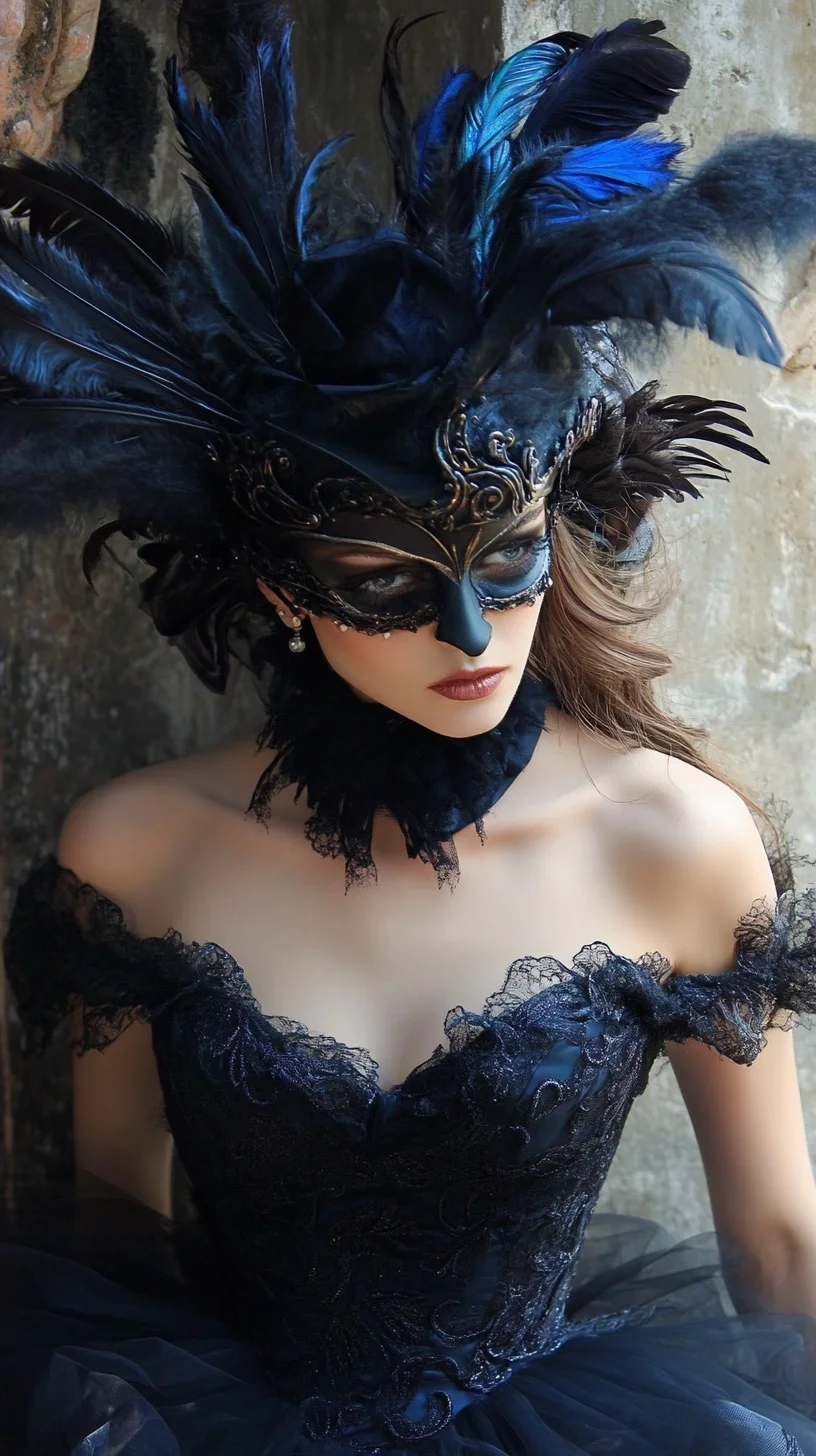 Unveil Elegance: The Allure of Dramatic Masquerade Fashion