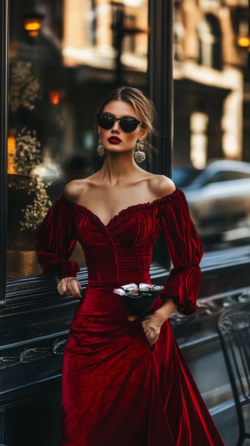 Velvet Glamour: Elevate Your Evening Look with Rich Textures and Bold Elegance