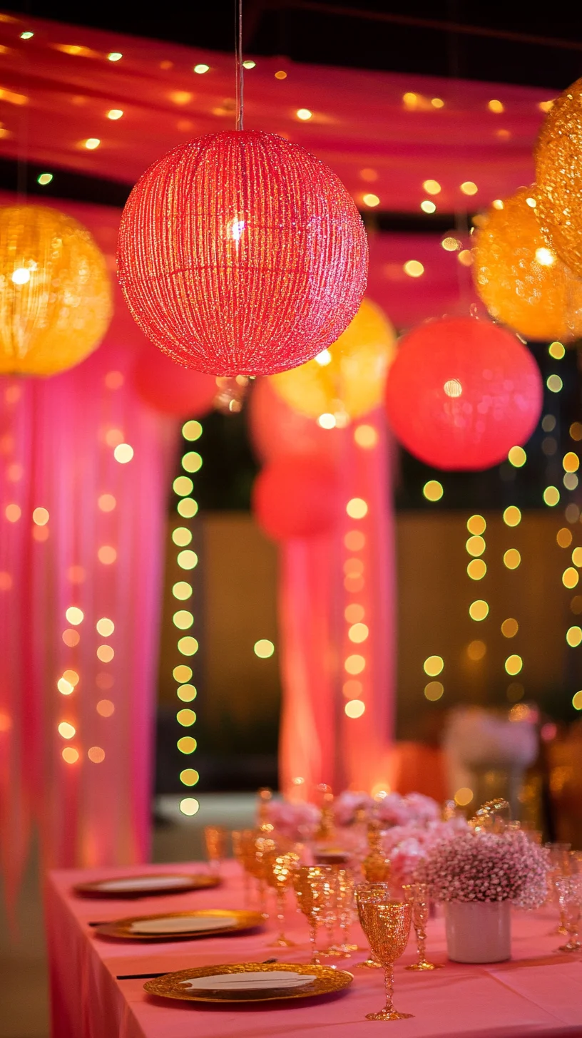 Vibrant Elegance: Transform Your Space with Festive Lantern Lighting