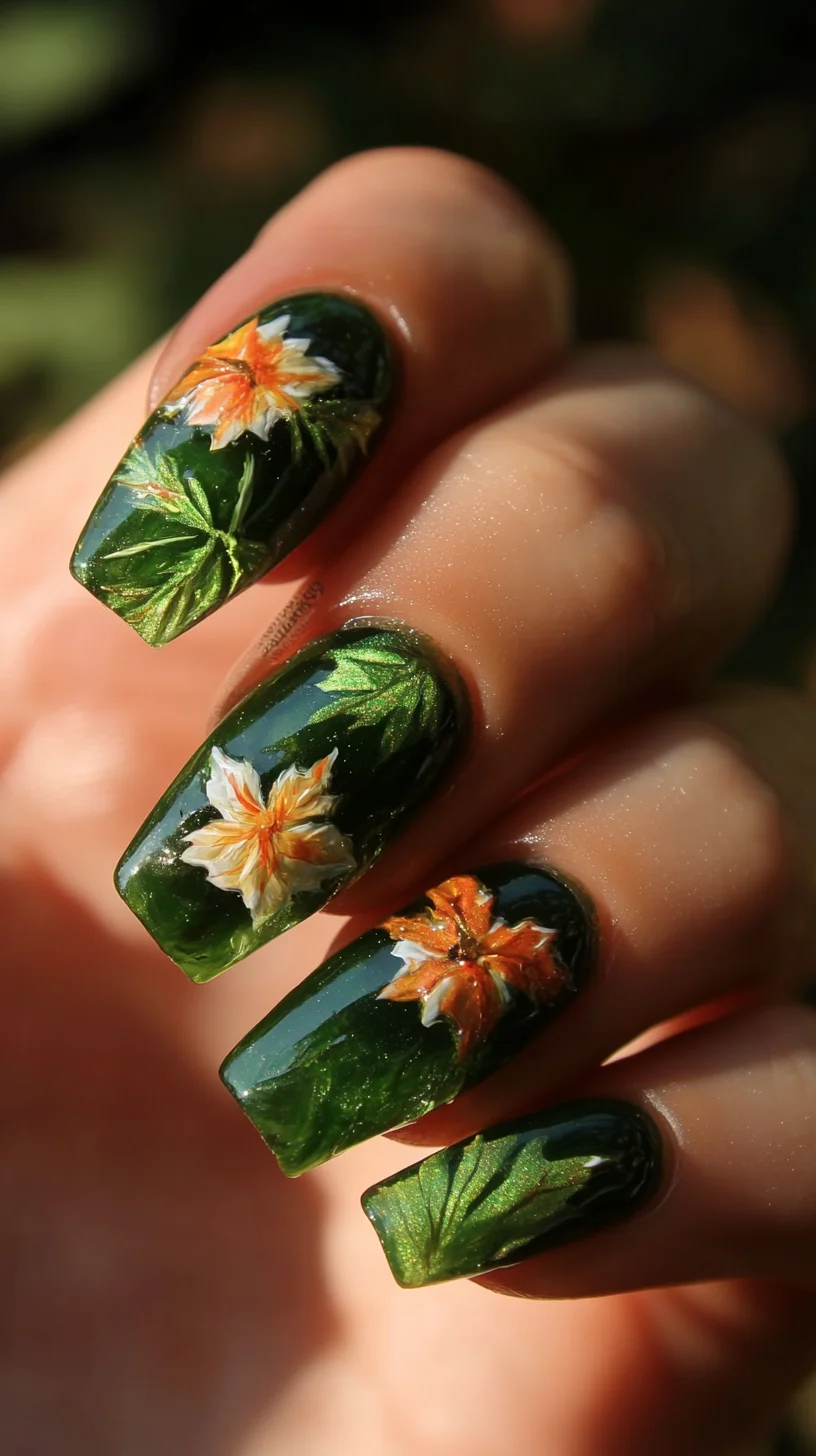 Vibrant Floral Elegance: Nature-Inspired Nail Art for Every Occasion