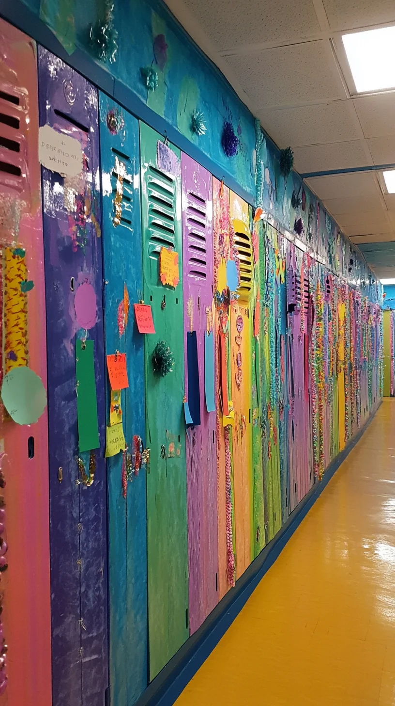 Vibrant Locker Décor: Unleashing Creative Expression in School Spaces