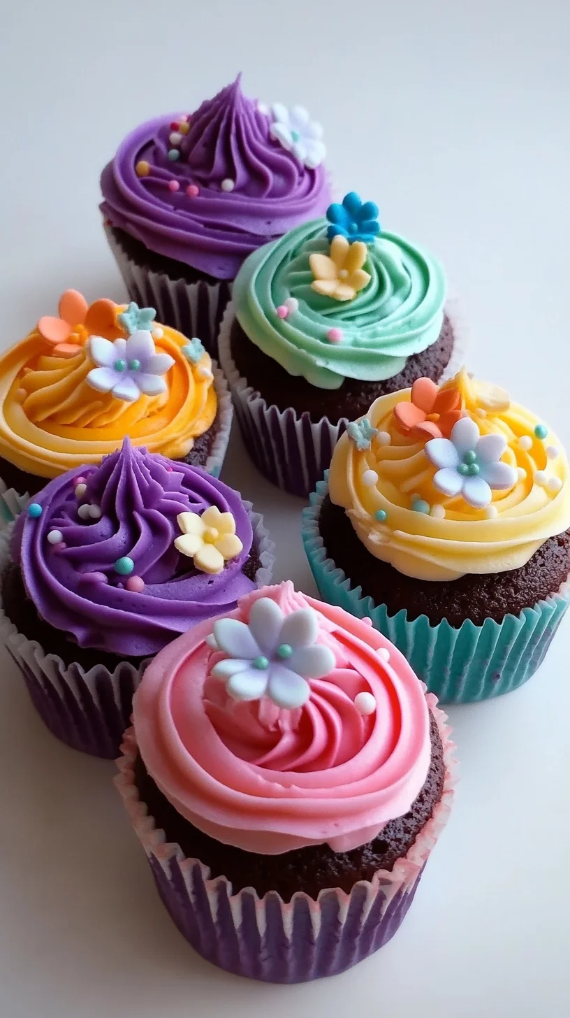 Whimsical Delight: Bright and Cheerful Cupcake Decor for Every Celebration