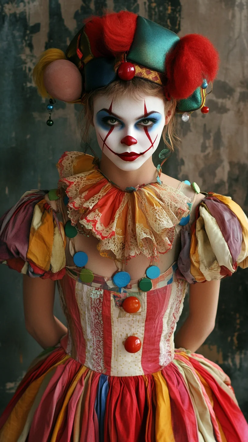 Whimsical Elegance: Embrace the Playful Charm of Clown-Inspired Fashion