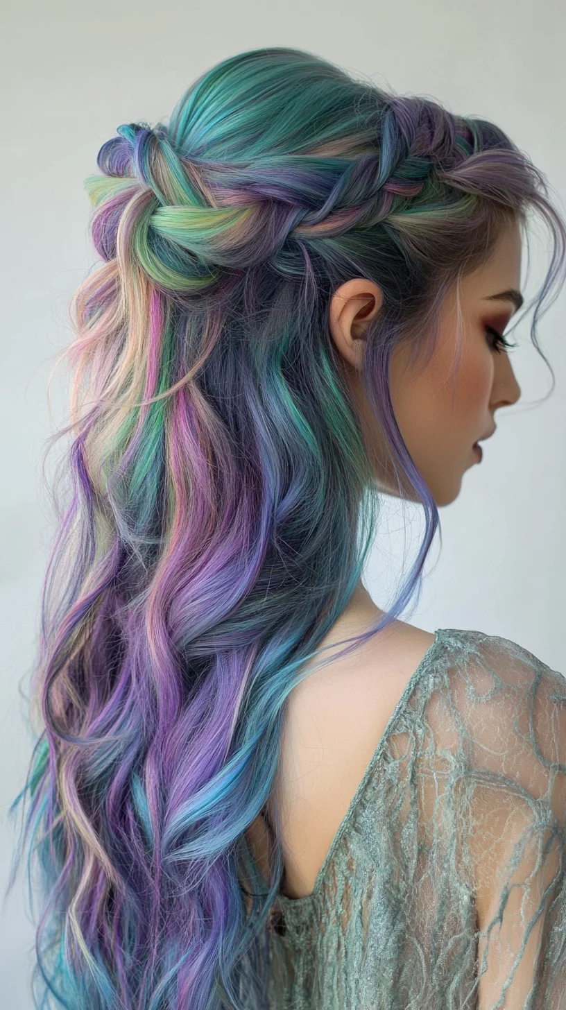 Whimsical Waves: Embrace Bold Pastels with Braided Fantasy