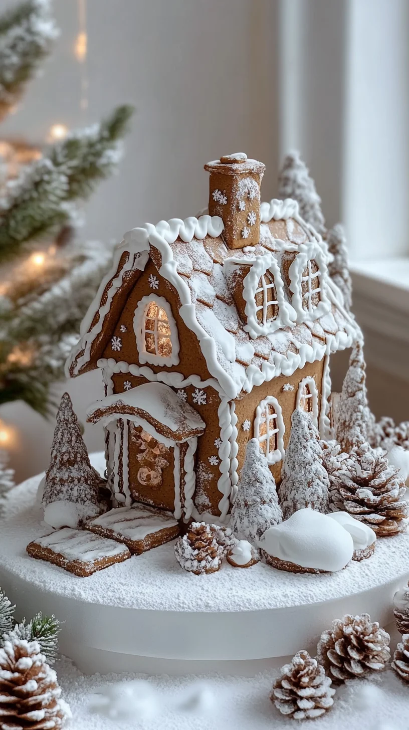 Whimsical Winter Wonderland: Embrace the Charm of an Enchanted Gingerbread Home
