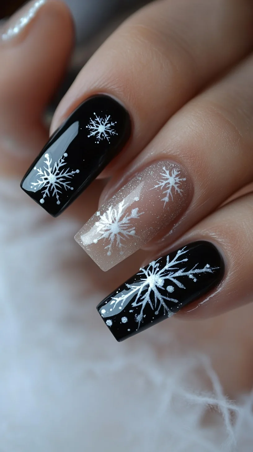 Winter Wonderland: Stunning Snowflake Nail Art for a Festive Touch